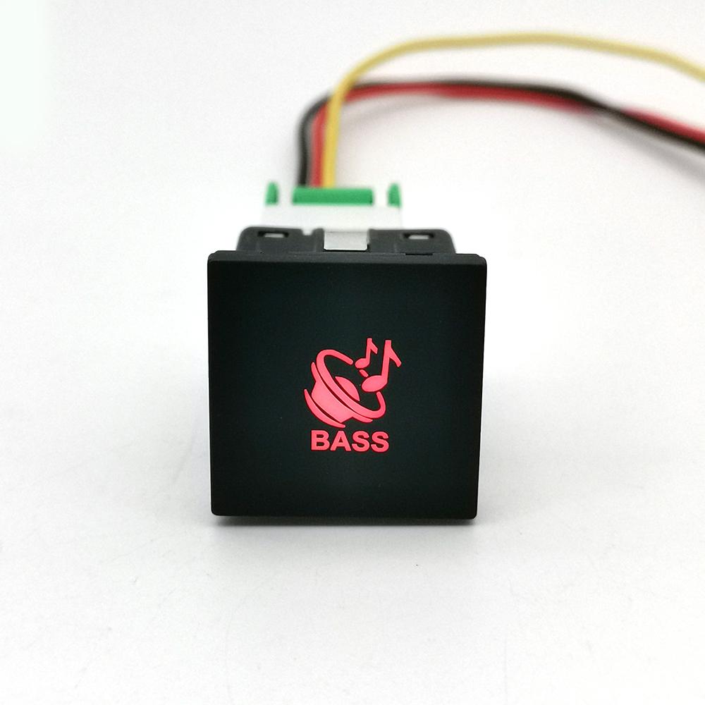 1PC DC12V Car LED DRL Camera Power ON off Fog Light Switch Button with wire For Golf 6 Jetta MK6 Scirocco Touran 2006 - 2012