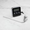 Timed Digital Food Thermometer Waterproof Grill Temperature Tester  Oven