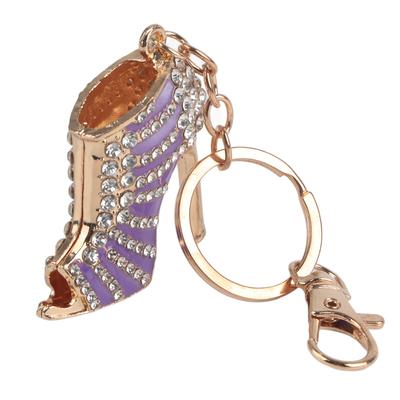 Neu Kristall Schuh High Heel Pendent Strass Schlüssel Geldbörse Tasche