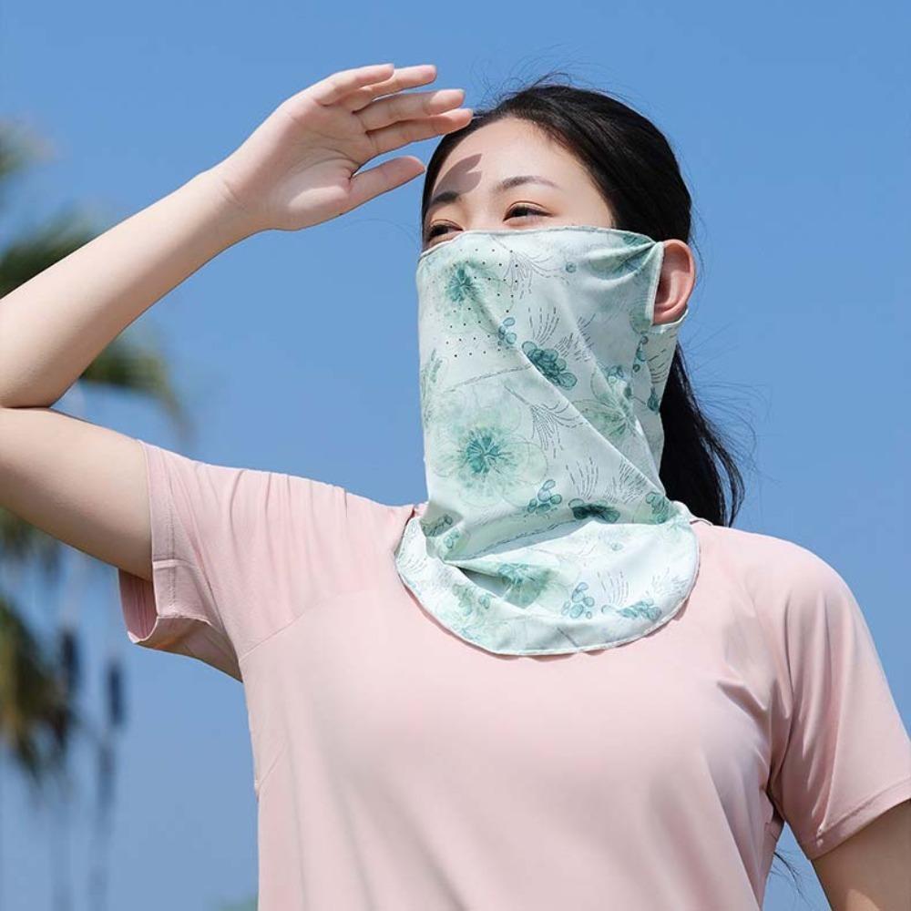 3pcs Breathable Ice Silk Sunscreen Sleeves UPF50+ Women Sunscreen Veil Sunshade Arm Cover  Cycling