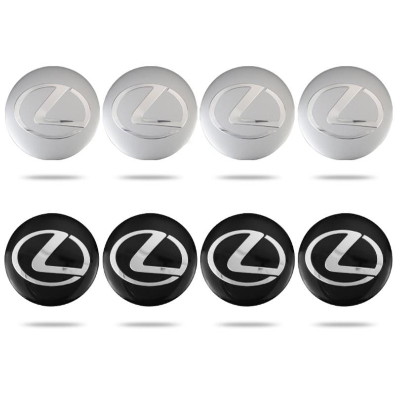 4 Pezzi 56MM Coprimozzo Centrale Ruota Auto Copriruota Emblema Adesivi Per Lexus IS250 IS200 CT200h GS300 LS430 RX450h LX570 IS300 ES RX