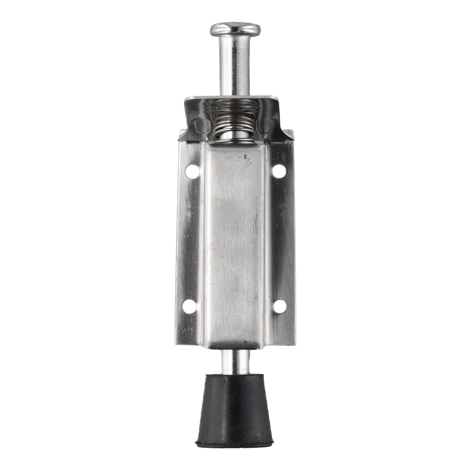 

Stainles Steel Foot Pedal Door Stopper Foot Pedal Door Top Stopper Holder Floor Limiter With Rubber Door Support Swing Stopper