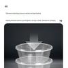Disposable Microwaveable Takeout Food Containers