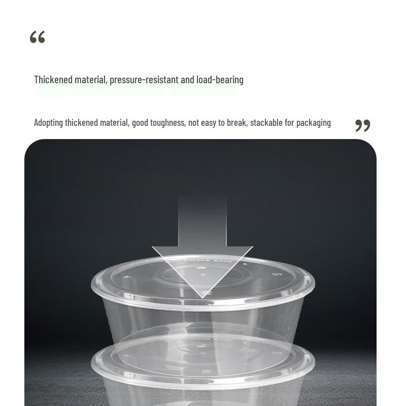Disposable Microwaveable Takeout Food Containers