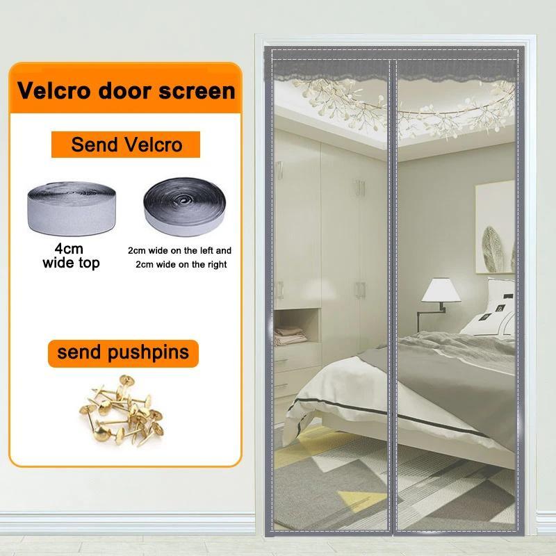 Summe Anti Mosquito Door Curtain Summer Mosquito Net Mosquito Proof Magnetic Door Curtain for Living Room Bedroom Kitchen