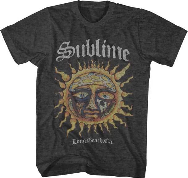 Sublime Sun Logo Unisexs TShirt Brand New Heather Blend Shirt M