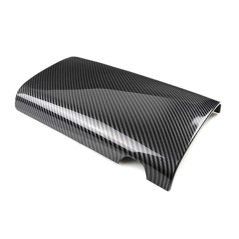 Car Styling ABS Carbon Texture Center Console Armrest Box Protection Cover For Mercedes Benz S Class W222 2014 - 2017 2018