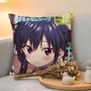 Kissenbezug Leinen Hautfreundlich Weich Dekorativer Bezug Für Sofa Heimdeko Kwaii Anime Niedlich SSchoolLives Kissenbezug