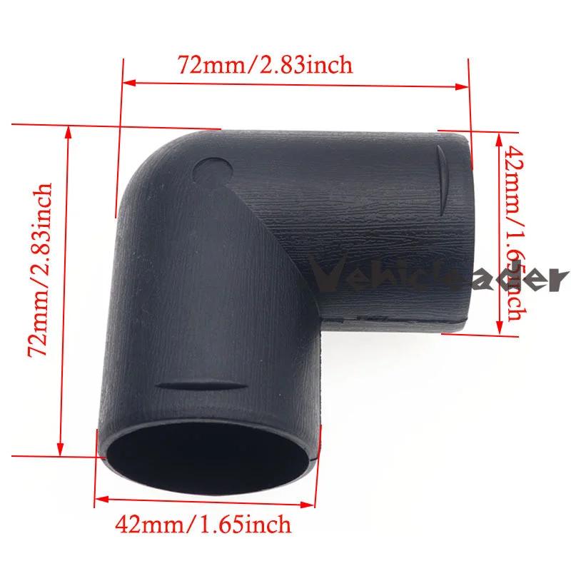 42/60/75/90mm Plastic L-Shaped Air Pipe Elbow Outlet Connector For Webasto Eberspaecher Diesel Parking Car Heater Accessories