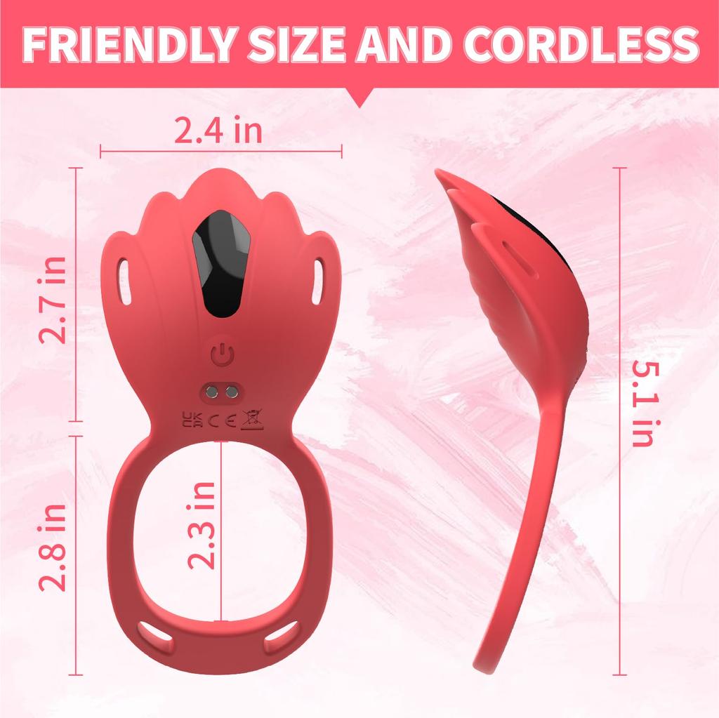 Wearable Panty Vibrator G-spot Massager Powerful Penis Ring Clitoral Stimulator Female Masturbator Adult Sex Toys for Women 18+