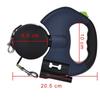 3M Dual Puppy Leash Automatic Small Dog Rope for 2 Dog Leash Multifunctional Strong Nylon Pet Rope with Night Light Bag Storage