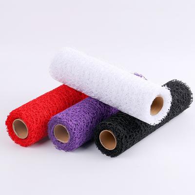 Korean Style Decoration, Jacquard Mesh Roll, Flower Wrapping, Hollow Mesh Material, DIY Rose Bouquet, Bouquet Edge Decoration, Mesh