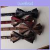 Polyester Flower Pattern Bow Tie For Men With Vintage Design For Business Events