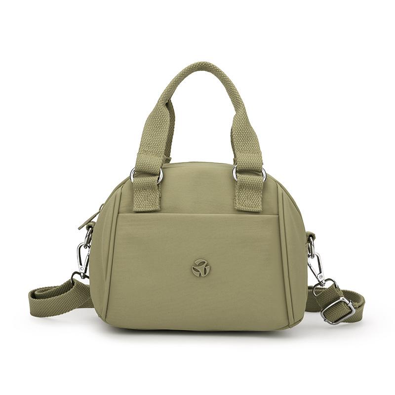 

Сумка через плечо Большая вместительная сумка через плечо Сумка для мам среднего возраста Водоотталкивающая нейлоновая сумка армия зеленый