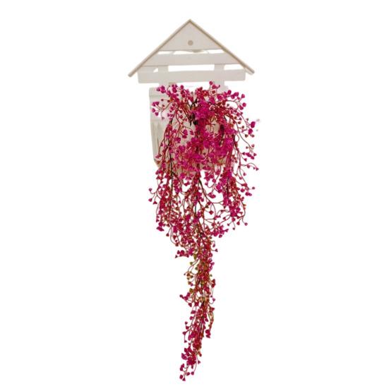 Yousheng Hanging Flower Basket, Sustainable Use Handcrafted Unique Design, Durable Wear-Resistant Home Decoration, for Balcony Garden
