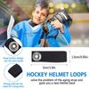 6Pcs Chin Straps Replacements for Hockey Helmet, Hockey Helmet Chin with Single Snap Strap Hockey Helmet Accessories