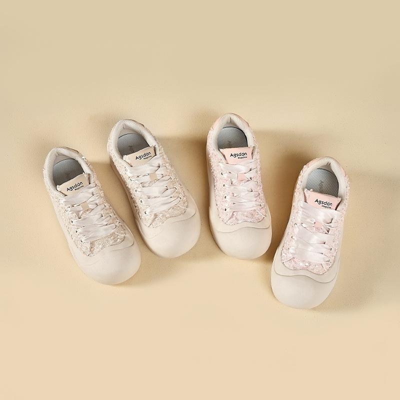 Augustine platform white shoes women's 2025 new summer thin board shoes college style sequins casual sports shoes