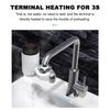 AC 220V Electric Hot Faucet Water Heater Kitchen Cold Heating Faucet Tankless Digital Instantaneou Water Tap With Adapter