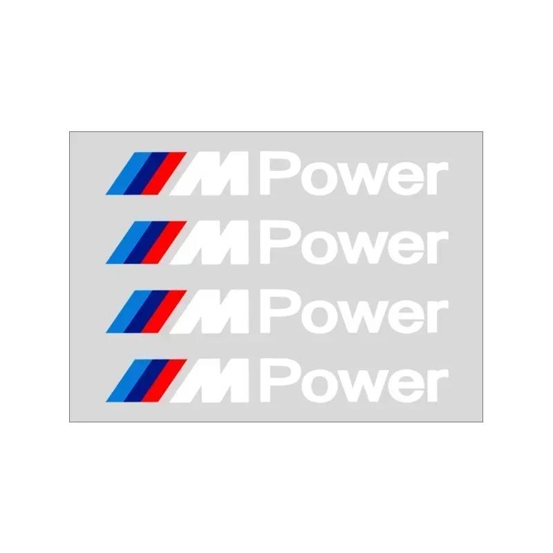 

E60 New 4Pcs Car Door Handle Stickers Tire Rear View Mirror Decals Decoration For BMW F30 F10 E90 F20 E46 E60 E28 X3 X6 E30 E62