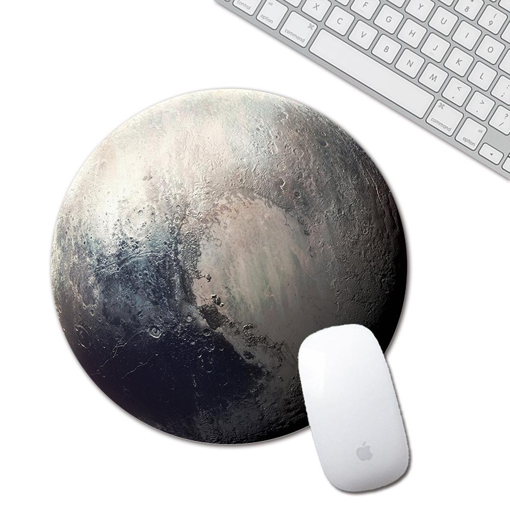 Starry Sky Round Rubber Mouse Pad for Office & Notebook Computers