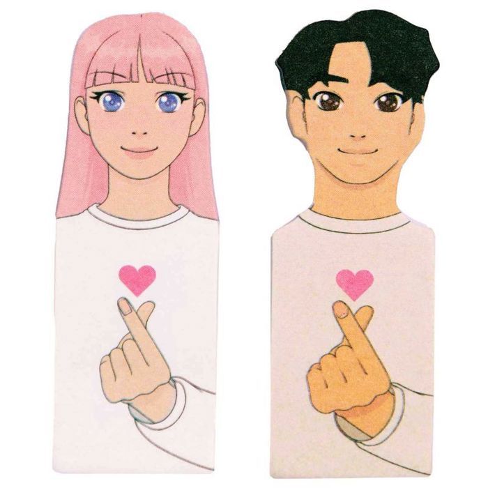 2 Blocs adhésifs - 25 feuilles - Manga