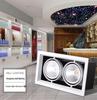 Adjustable Double-Head LED Eyeball Spotlight for Retail Stores