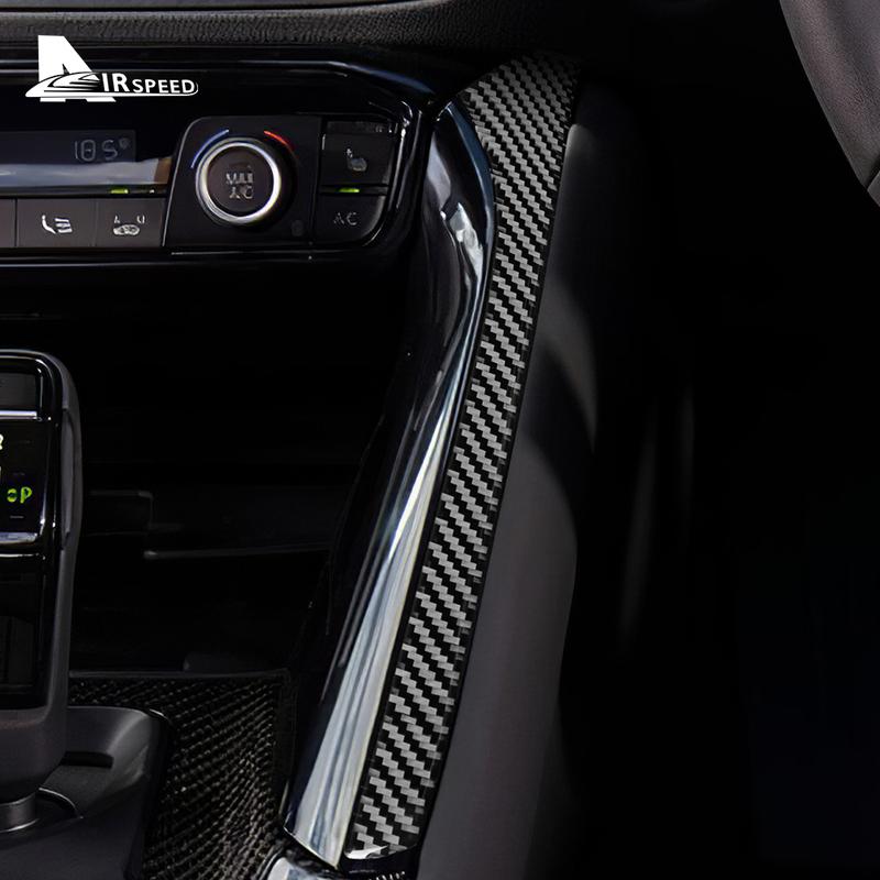 Real Carbon Fiber Sticker For Toyota Supra GR A90 A91 MK5 -  2024 2025 Car Gear Side Strip Interior Trim Accessories