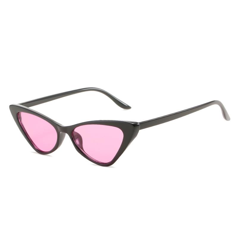Cat'S Eye Pointed Sunglasses Trendy Small Frame Sunglasses Triangular Glasses