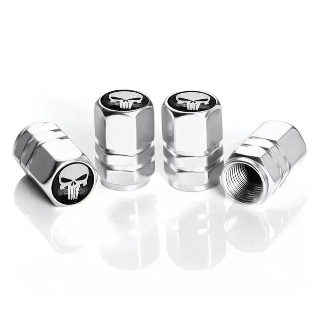 4Pcs Tire Valve Stem Caps, Universal Car Wheel Air Valve Dust Proof Covers for Cars, Trucks, SUVs, Bikes and Motorcycles Amagi