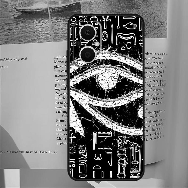 Egyptian Eye of Horus Art Cover For OPPO Reno 11F 12F 13F 14F 10 11 12 13 14 Pro 7 8 Lite OPPO Find X6 X8 X9 Pro Case