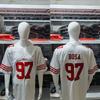 San Francisco 49ers NFL Football Jersey Bosa 97 Deebo Samuel 19 Second Generation Embroidered Retro Style
