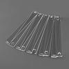 10pcs Soft Clay Thickness Flattening Ruler Rolling Pad Flattening Tool DIY Handicraft Auxiliary 2/3/4/5/6mm Clay Rolling Tool