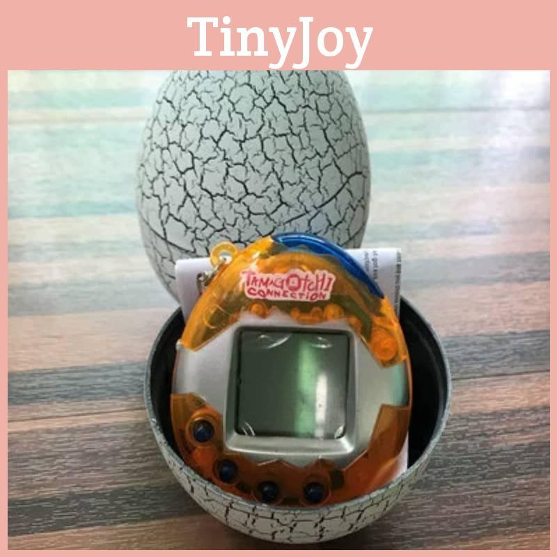 Cracked Egg Pack Electronic Pet Toy Retro Game Console Nostalgic Gift Keychain