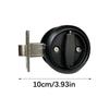 Simple Metal Entry Grip Modern Dark Entry Grip Set Thin Shape Cabinet Knob Simple Installation for Small Living Zones