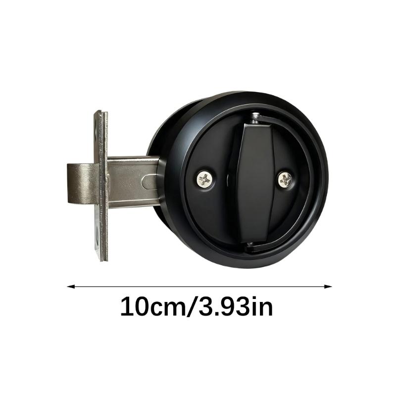 Simple Metal Entry Grip Modern Dark Entry Grip Set Thin Shape Cabinet Knob Simple Installation for Small Living Zones