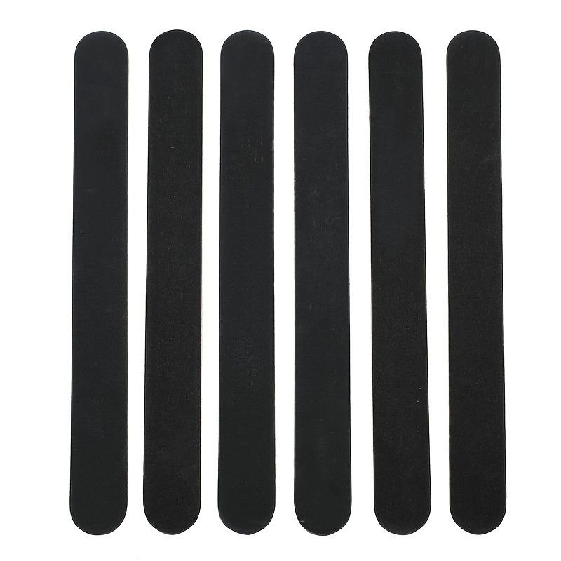 10pcs Professional Double-sided 100/180 Grit Nail File, Black Nail Care Tool and Home Nail