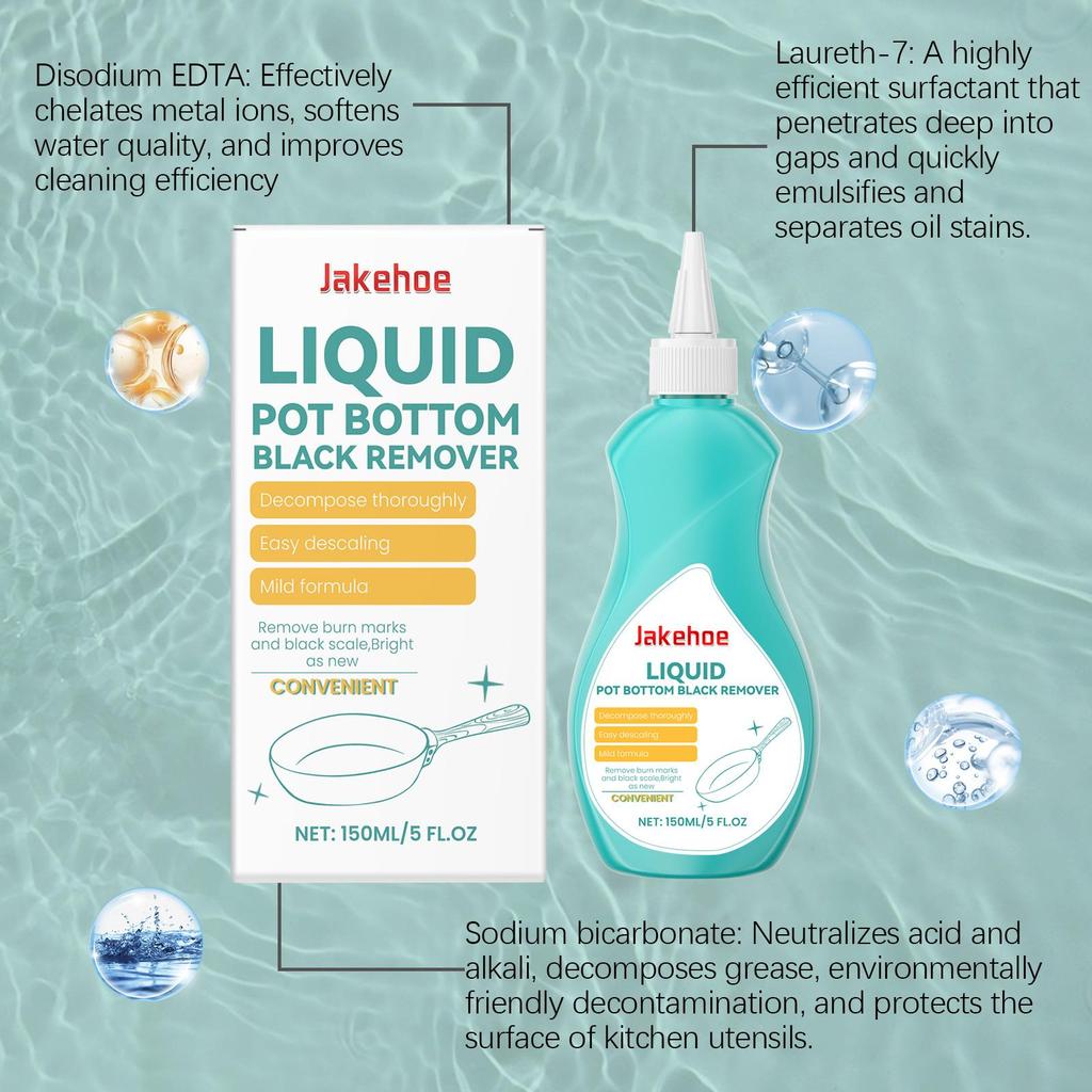 Pan Bottom Cleaner Cleaning Kitchenware Grease & Grime Cleaning & Polishing Anti-Rust Multi-Cleaning Solution