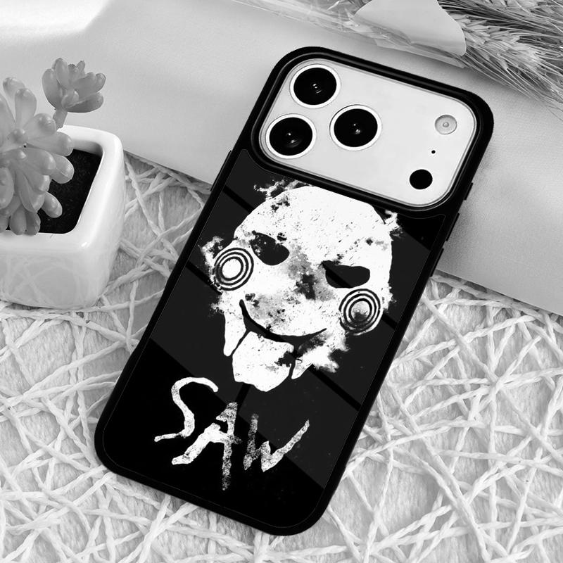 Jigsaw Saw Phone Case for iPhone 17 Air 16 15 11 12 14 13 Pro Max Shockproof Cover