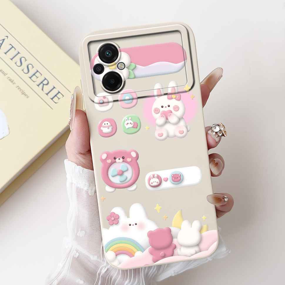 For Xiaomi Poco M5 4G Case Fashion Painting Flower Soft Silicone Back Cover For Xiaomi PocoM5 POCO M5 4G Shockproof Phone Cases