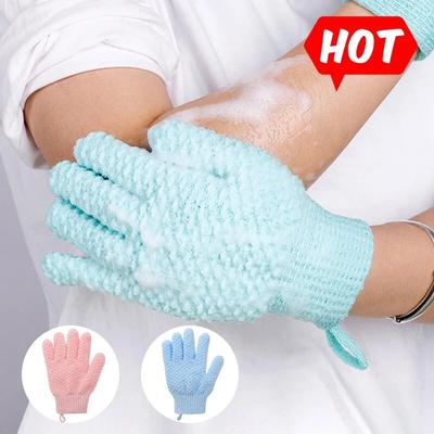 1 Pack Of Five Finger Bath Gloves Creative Home Body Massage Sponge Lazy Cleaning Gloves Deodorant Massage