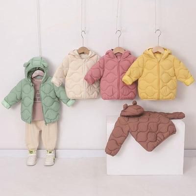 Giacca Leggera in Piuma Bambino Autunno/Inverno – Capo Esterno in Cotone Monocolore