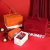 Engagement Wedding Candy Box: European Retro Velvet Gift Box with Hot Stamping Design