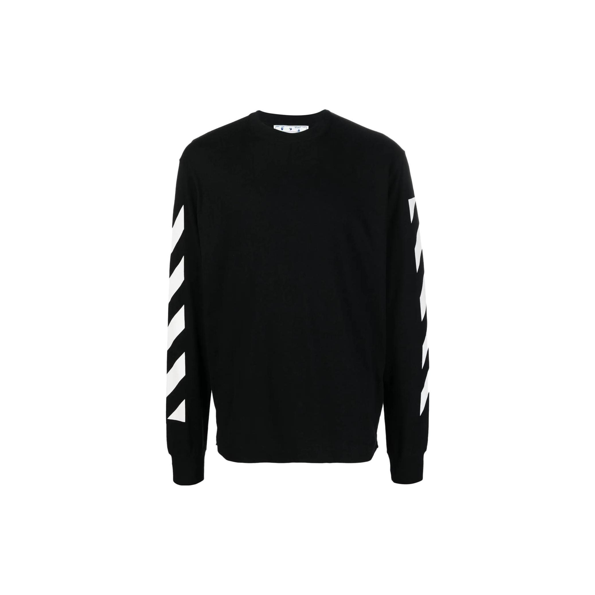 

Off-White Футболка с принтом Diag, черные/белые мужские топы OMAB064C99JER0101001 XL