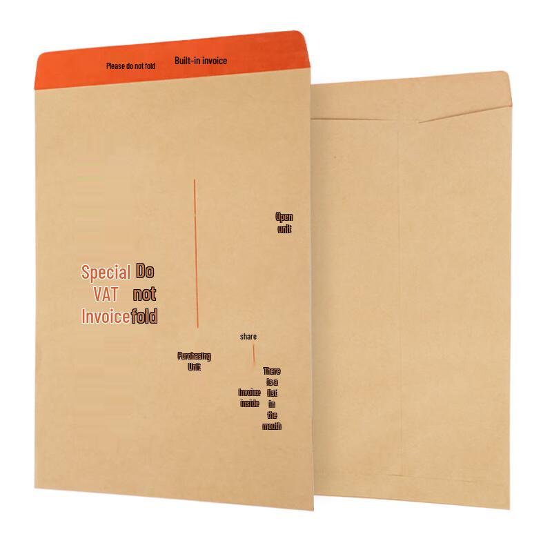 Deli 25202 Kraft Paper VAT Invoice Envelopes