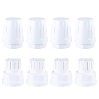 4Pcs Floor Heating Water Distributor Handwheel Switches Radiator Valves Caps Replacement Valves Cover Easy To Install
