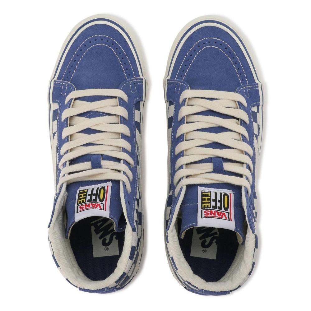 Vans Skate High Reisue 38 Vn000ctbmbl Check M.blue.