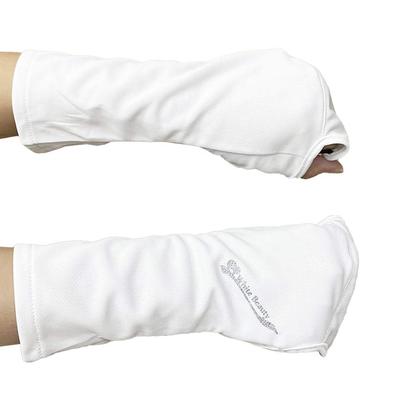 UV Protection Hand Covers Protection Gloves for the Back of the UV Protection [Sun Hand] (White)