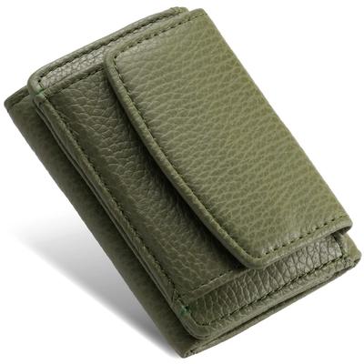 Genuine Leather Mini Wallet for Fits Easily In Your Pocket or Made with Italian Large and [Mura] Women, Palm. Leather, Lightweight, Capacity,