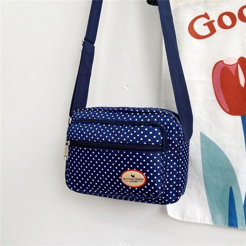 Women's Waterproof Cloth Bag Diagonal Cross Shoulder Bag Lightweight Casual Bag Middle-aged Mother's Shoulder Bag