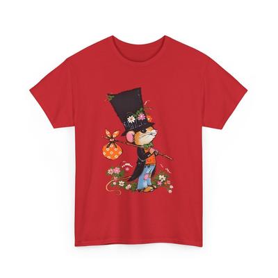 1970er Jahre Vintage Grafik Neuheit Hobo Maus Reproduktion T-Shirt